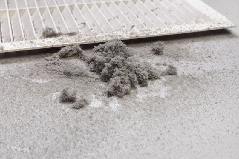 excessive dust