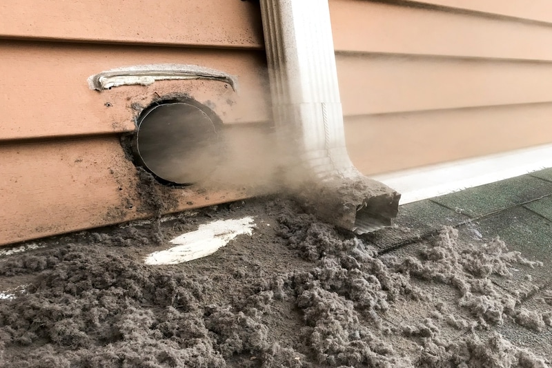 contaminated airduct require a new air duct installation