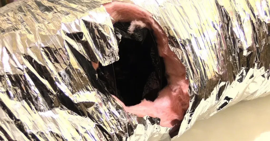 broken air duct issues