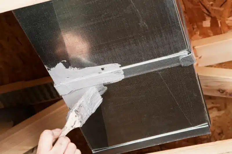 broken air duct issues sealing